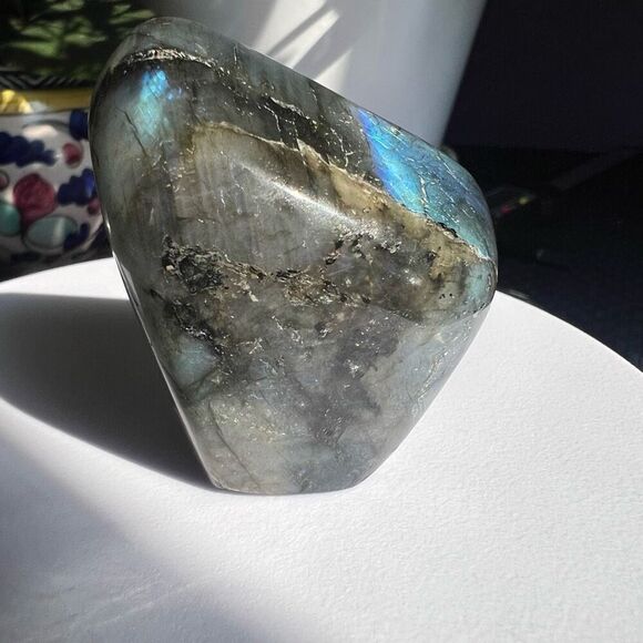 Labradorite Crystal Freeform Meditation Stone - Picture 4 of 14